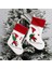Çocuk Hediye Keseleri Noel Çorapları Noel Şeker Torbaları Noel Ağacı Askı Süsleri (Yurt Dışından) 2
