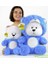 Ayıcı Oyuncak 70 cm Kapşonlu Tatlı Uykumcuk Peluş Ayıcık 1