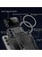 Samsung Galaxy S24 Fe Kılıf Magsafe Dönebilen Halkalı Standlı Tam Kamera Lens Korumalı Gold Detaylı Military 4