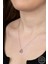 Swarovski Crystal Tek Taş 925 Ayar Gümüş Kolye 1
