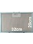 320X200 mm Aspiratör Davlumbaz Metal Yağ Filtresi - 11010164, 20X32, 3BC585GB, 3BC585GN F10 1