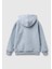 United Colors Of Benetton Erkek Çocuk Gri Melanj Etiket Detaylı Sweatshirt 2