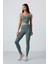 Mint Yeşili Polyester Esnek Standart Fit Performans Kadın Tayt Takım - 95333 1
