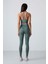 Mint Yeşili Polyester Esnek Standart Fit Performans Kadın Tayt Takım - 95333 2