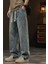 Reax Streetwear Beli Lastikli Ipli Düz Paça Rahat Kesim Erkek Jean Pantolon 1