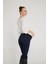 Slim Fit Likralı Hamile Jean Lacivert Pantolon Vasirus Slim Leg 4