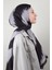 Soft Touch Şal 2779-10 Siyah-Gri 2