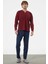 Hakim Yaka Cepli Pijama Takım - Bordo 1