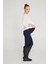Slim Fit Likralı Hamile Jean Lacivert Pantolon Vasirus Slim Leg 2