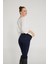 Slim Fit Likralı Hamile Jean Lacivert Pantolon Vasirus Slim Leg 3