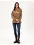 Kadın Camel Oversize Sweatshirt 50290990-VR015 4