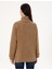 Kadın Camel Oversize Sweatshirt 50290990-VR015 5