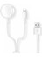 Apple Watch Series 10 42MM/46 mm ile Uyumlu Manyetik Lightning+Usb Şarj Kablosu 1.2m 2in1 Beyaz AL2363 1