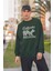 Unısex California Dreamıng Tarz Baskılı Oversize Sweatshirt 19624 2