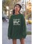 Unısex California Dreamıng Tarz Baskılı Oversize Sweatshirt 19624 3