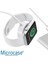Apple Watch Series 10 42MM / 46 mm Için Type-C Manyetik Şarj Cihazı 1m - Beyaz AL3432 5