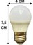 4W (40W) 3000K (Sarı Işık) E27 Duylu LED Top Ampul 2