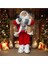 Yılbaşı Süsü Noel Baba 45CM Biblo Figür Büyük Boy -Kayakları, Hediye Çuvalı ve Aksesuarları 3