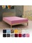 %100 Pamuklu Penye Tek Kişilik Lastikli Çarşaf 100x200-Pembe 1