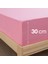 %100 Pamuklu Penye Tek Kişilik Lastikli Çarşaf 100x200-Pembe 3