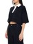 F21 Polo Yaka Detaylı Crop Tişört 4