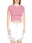 F21 Yuvarlak Yaka Crop Top Tişört 2