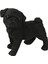 Araba Dashboard Ofis Kapalı Siyah Için Köpek Heykeli Süsler Dekoratif Pug Heykelcik (Yurt Dışından) 2