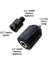 6266 Plastik Mandren 2-13 mm 1/2"-20UNF (Somun Sökme Adaptörlü) 2