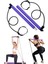 Tekno Trust Portable Studio Pilates Jimnastik Egzersiz Çubuğu Siyah Kondisyon Barı Aleti Direnç Lastiği 1
