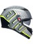 K3 Fortıfy Kapalı Kask Gri-siyah-neon Sarı 1