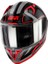 Gıvı 50.8 Racer Kapalı Kask Siyah-tıtanıum-kırmızı 1