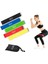 Renkli 5'li Direnç Lastiği Seti, Fitness ve Pilates Esneme İçin Güçlü ve Esnek 3