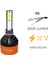 LED Far Ampulü Beyaz 48W 12V 8000LM H1 / LAAM93 2