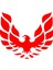 Alevli Anka Kuşu Sticker Anka Kuşu Oto Sticker Araç Sticker 1