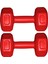 Tekno Trust Kırmızı 3 kg x 2 Adet 6 kg Dambıl Seti 6 kg Dumbell Set 2