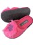 12052 Kız Çocuk Fuşya Peluşlu Terlik 2