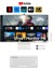 Airplay Desteği Apple-Android Kablosuz Bağlantı 32 Inç 4K Akıllı-Smart Monitör Tv M8 M80C Beyaz Slim Tasarım Premium Gövde+ Logitech Kablosuz Klavye 1
