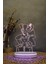 Aang ve Saitama - 3 Boyut Görünümlü 16 Renk Dekoratif Lamba 3D 3
