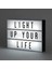 A4 Light Box LED Işıklı Yazı Panosu 30 x 22 cm 96 Harfli Dekoratif Işıklı Mesaj Panosu 2