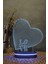 Kalp Love - 3 Boyutlu Dekoratif Gece Lambası 3d 3
