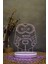 Minions - 3 Boyutlu 16 Renk Dekoratif Gece Lambası 3d 4