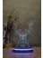 Geyik - 3 Boyutlu 16 Renk Dekoratif Gece Lambası 3d 3