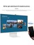Airplay Desteği Apple-Android Kablosuz Bağlantı 32 Inç 4K Akıllı-Smart Monitör Tv M8 M80C Beyaz Slim Tasarım Premium Gövde+ Logitech Kablosuz Klavye 4