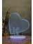 Kalp Love - 3 Boyutlu Dekoratif Gece Lambası 3d 3
