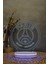 Paris Saint-Germain Fc - 3 Boyutlu Dekoratif Gece Lambası 3d 3