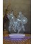 Captan Amerika, Spiderman, Iron Man, Marvel - 3 Boyutlu Led Lamba 16 Renk Dekoratif Gece Lambası 3d 1