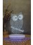 Baykuş - 3 Boyutlu Led Lamba 16 Renk Dekoratif Anime Gece Lambası 3d 1