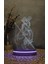 Xiaodoombane , Genshin Impact - 3 Boyutlu Led Lamba 16 Renk Dekoratif Anime Gece Lambası 3d 3