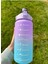 Motivasyonel Su Matarası Suluk 2 Litre Sticker ve Pipetli Su Matarası 1