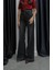 Füme Paça Detaylı Wide Leg Jean 4